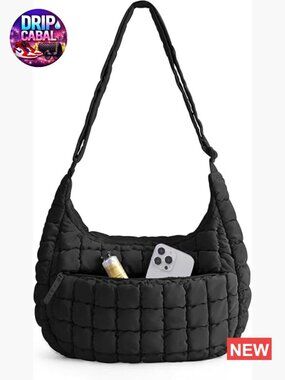 Lightweight Quilted Crossbody Bag for Travel & Daily Use